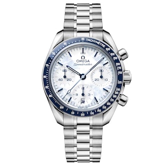 Omega Speedmaster 38 Mens Watch White