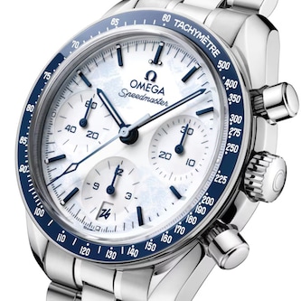 Omega Speedmaster 38 Mens Watch White