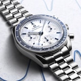 Omega Speedmaster 38 Mens Watch White
