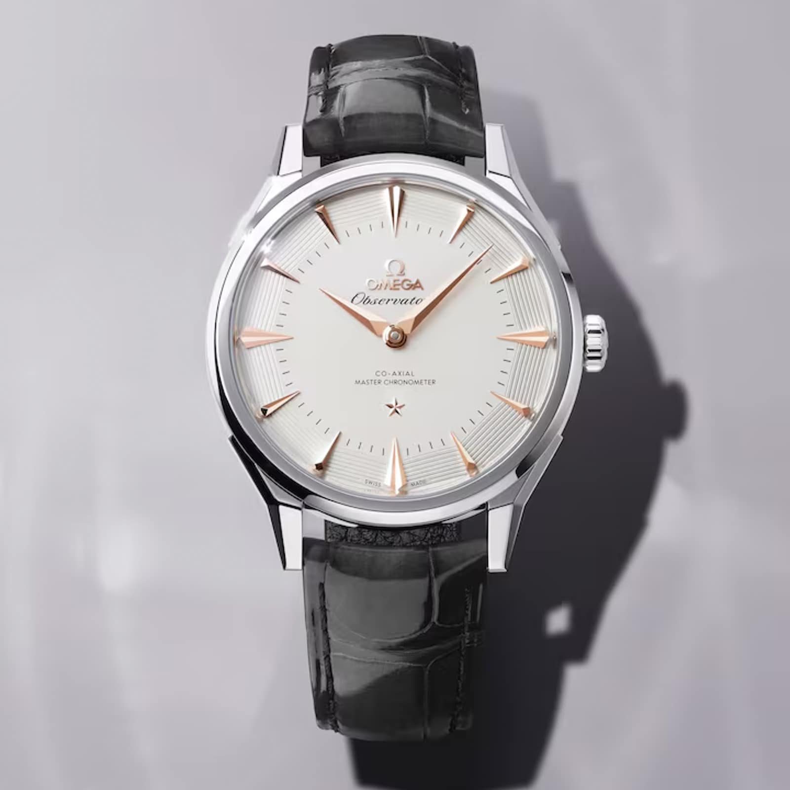 Omega Constellation Observatory 39.5mm Mens Watch Silver