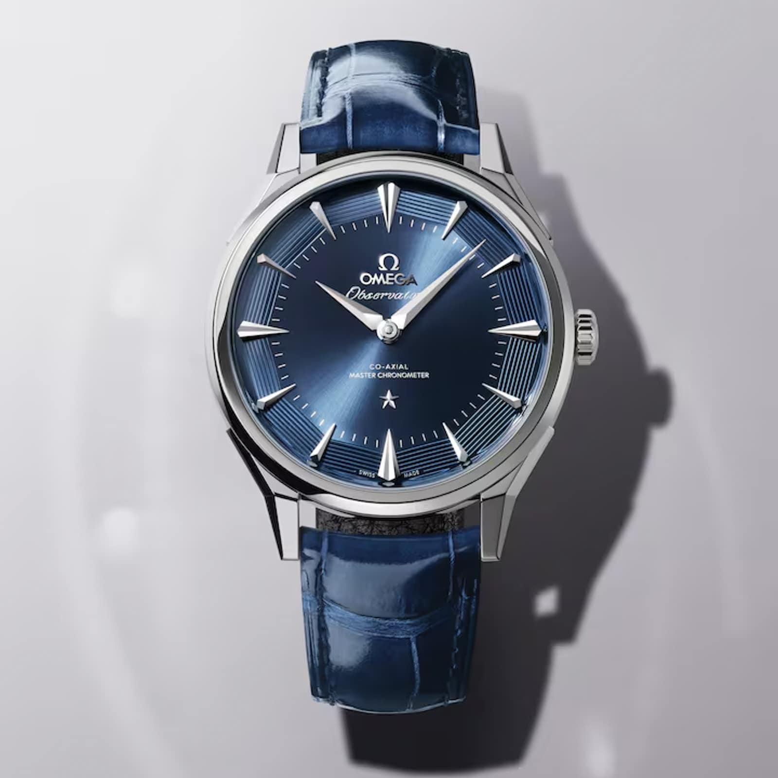 Omega Constellation Observatory 39.5mm Mens Watch Blue