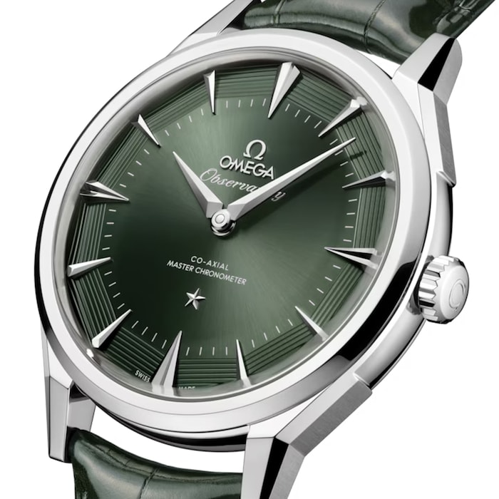 Omega Constellation Observatory 39.5mm Mens Watch Green