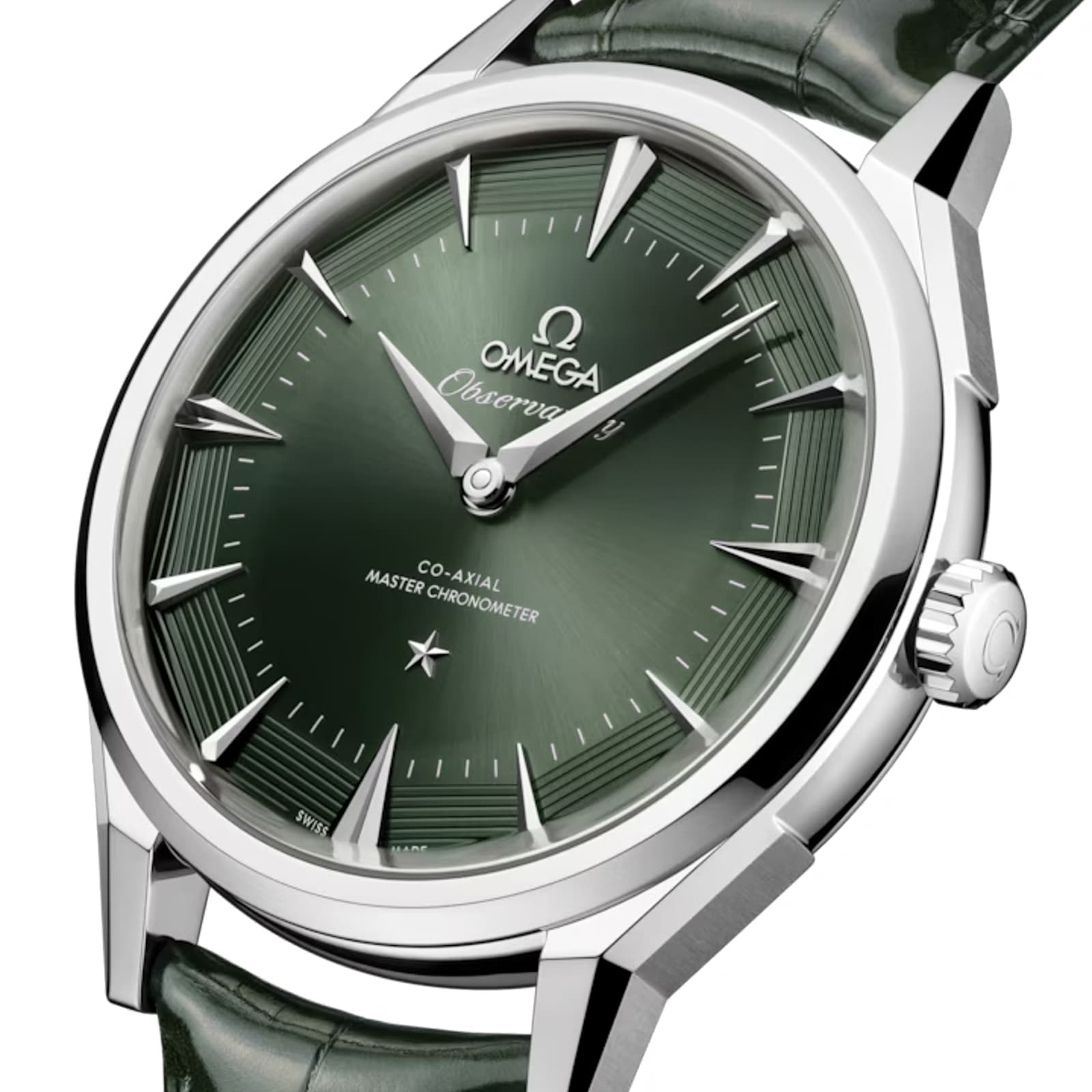 Omega Constellation Observatory 39.5mm Mens Watch Green