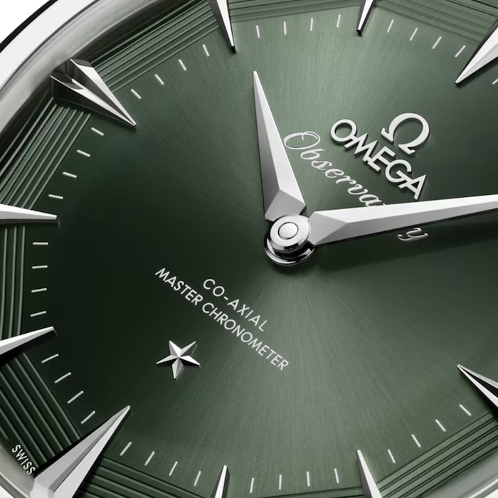 Omega Constellation Observatory 39.5mm Mens Watch Green