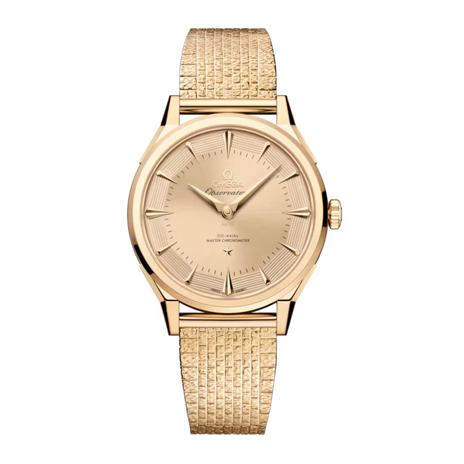 Omega Constellation Observatory 39.5mm Mens Watch Gold
