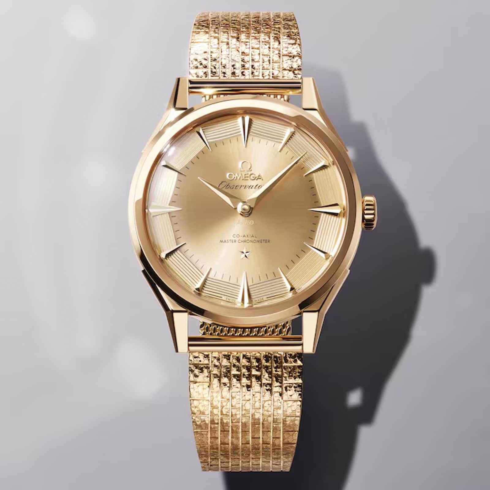 Omega Constellation Observatory 39.5mm Mens Watch Gold
