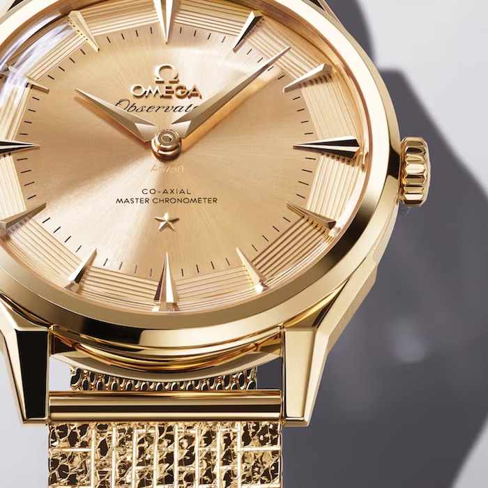 Omega Constellation Observatory 39.5mm Mens Watch Gold