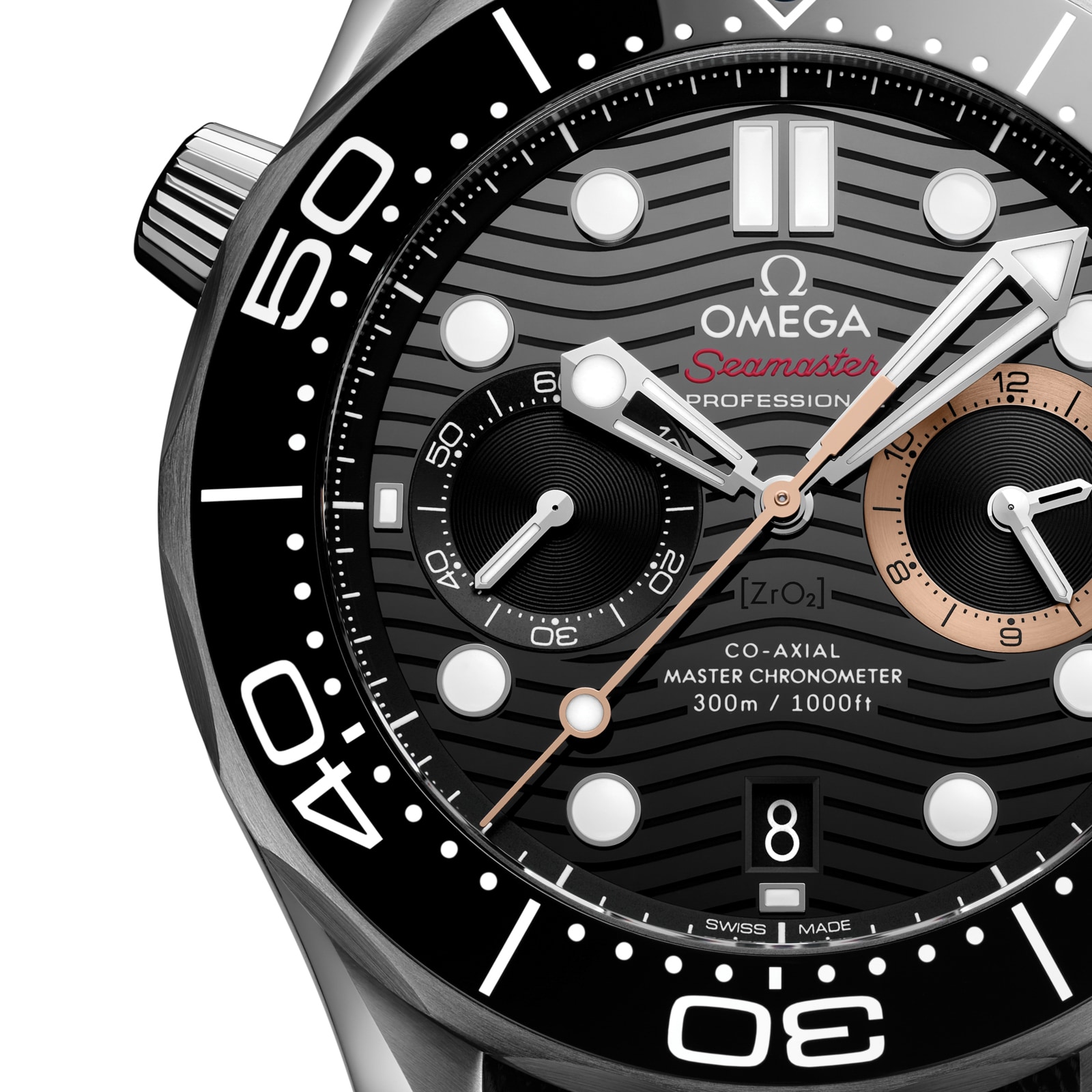 Omega Seamaster Diver 300M James Bond 007 First Light 44mm Mens Watch Black