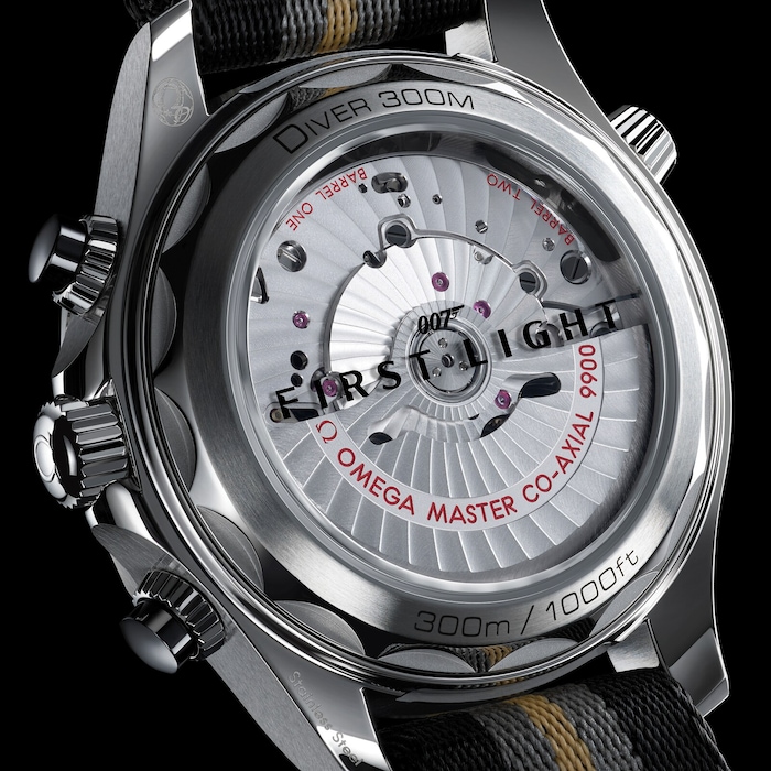 Omega Seamaster Diver 300M James Bond 007 First Light 44mm Mens Watch Black