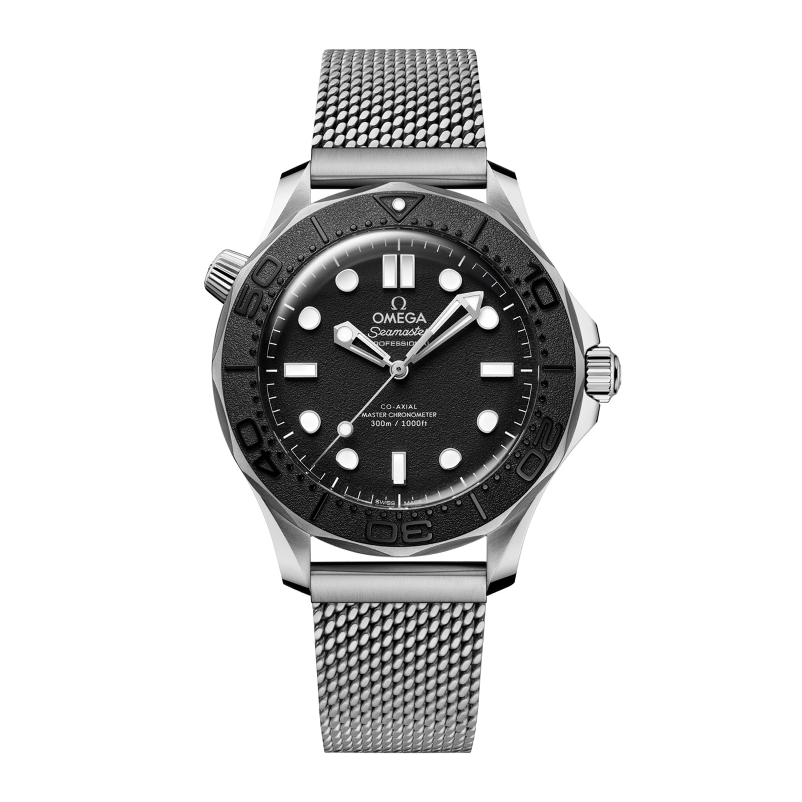 Omega Seamaster Diver 300m Spectre Edition 42mm Mens Watch Black Dial