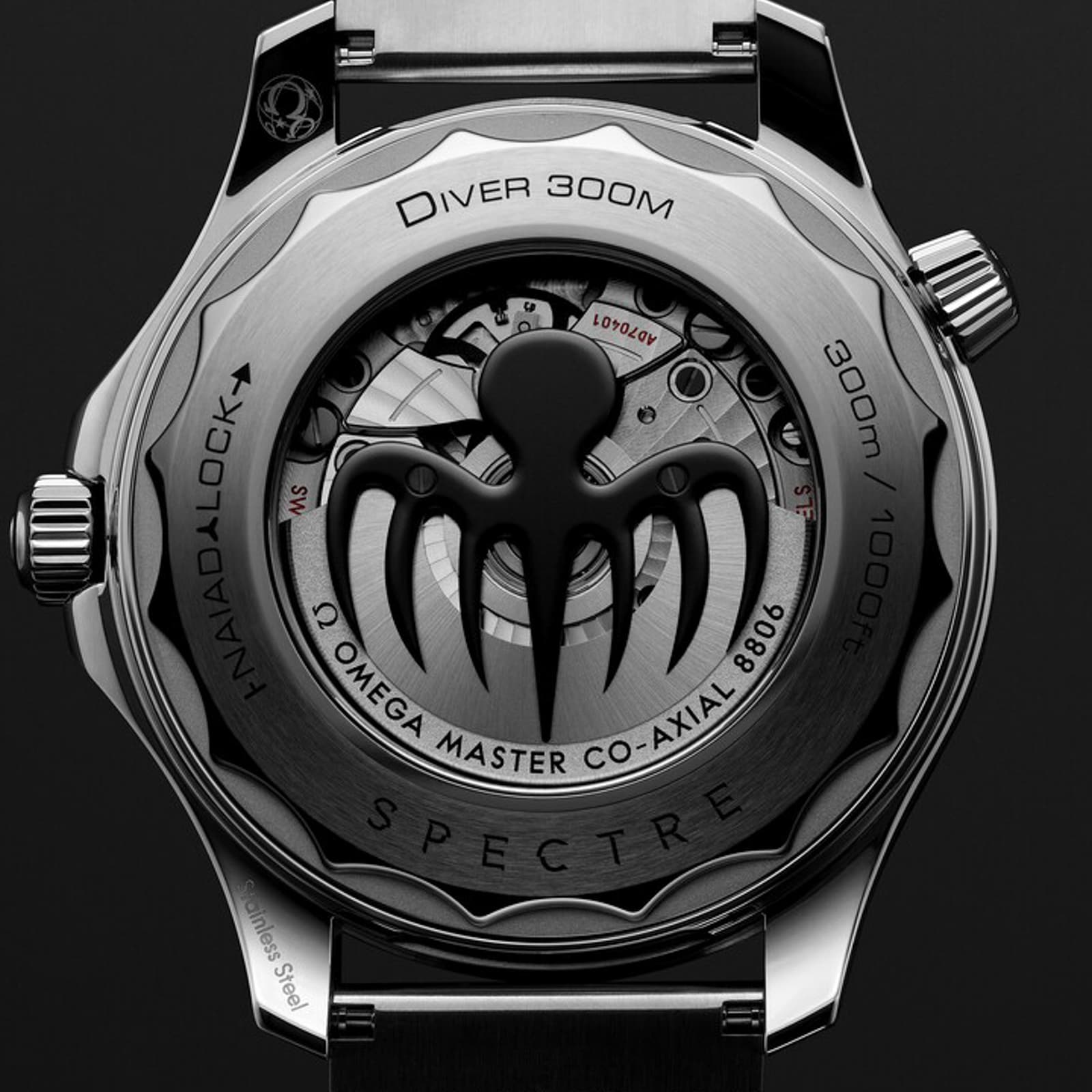 Omega Seamaster Diver 300m Spectre Edition 42mm Mens Watch Black Dial
