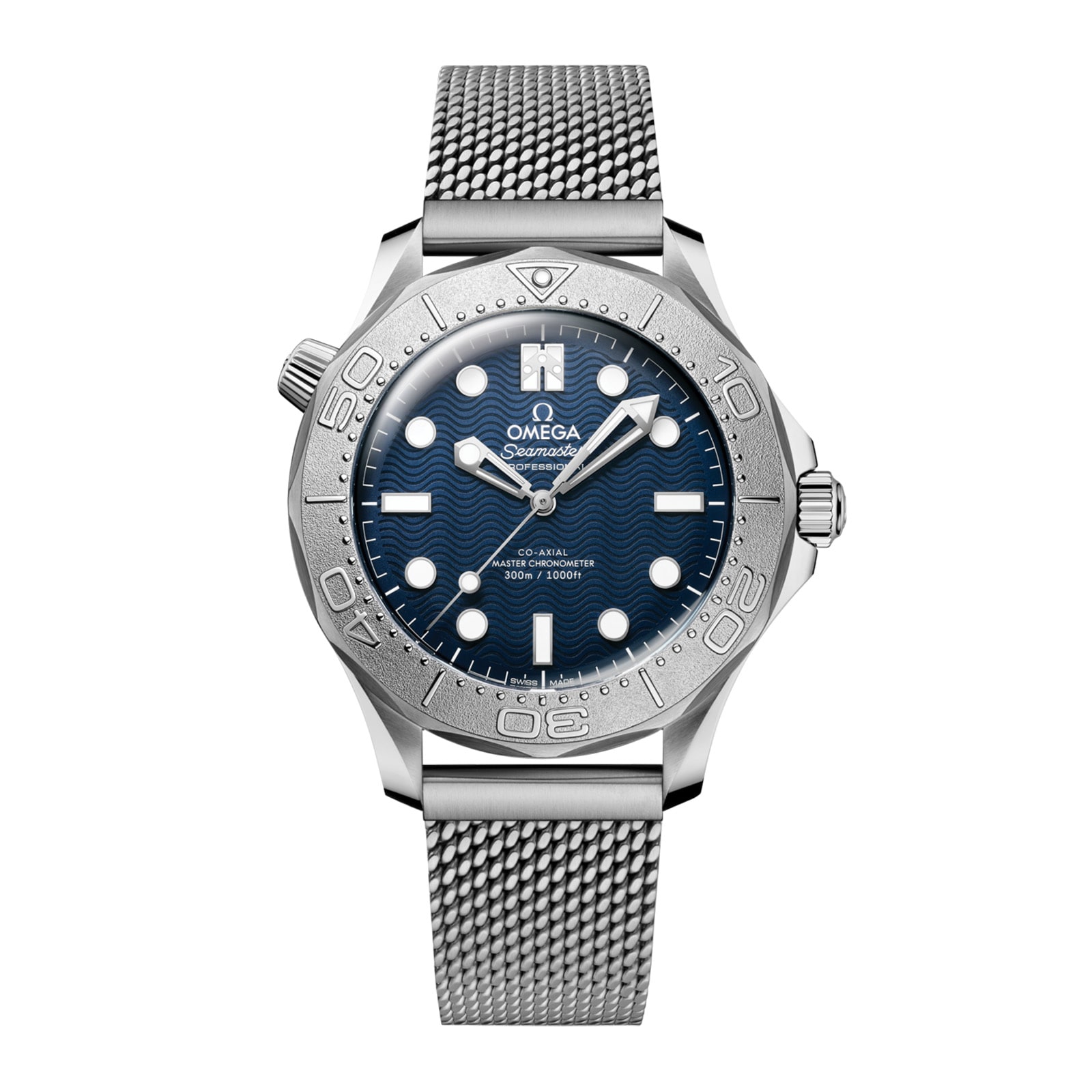 Omega Seamaster Diver 300m James Bond Edition 42mm Mens Watch Blue Dial