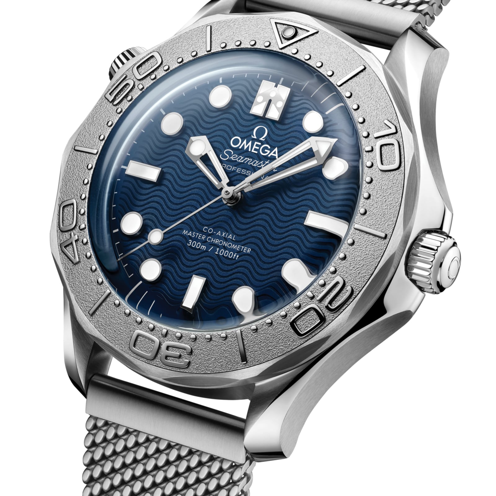 Omega Seamaster Diver 300m James Bond Edition 42mm Mens Watch Blue Dial