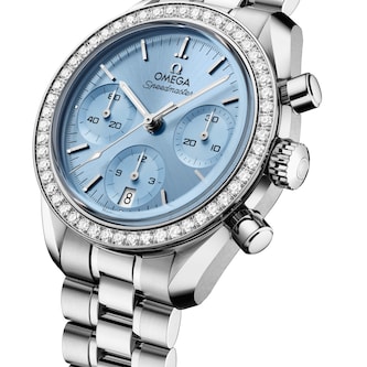 Omega Speedmaster 38mm Ladies Watch Ice Blue Omega Speedmaster 38mm Ladies Watch Ice Blue