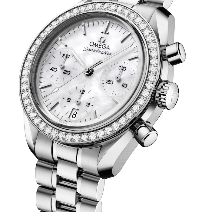 Omega Speedmaster 38mm Ladies Watch Mother Of Pearl