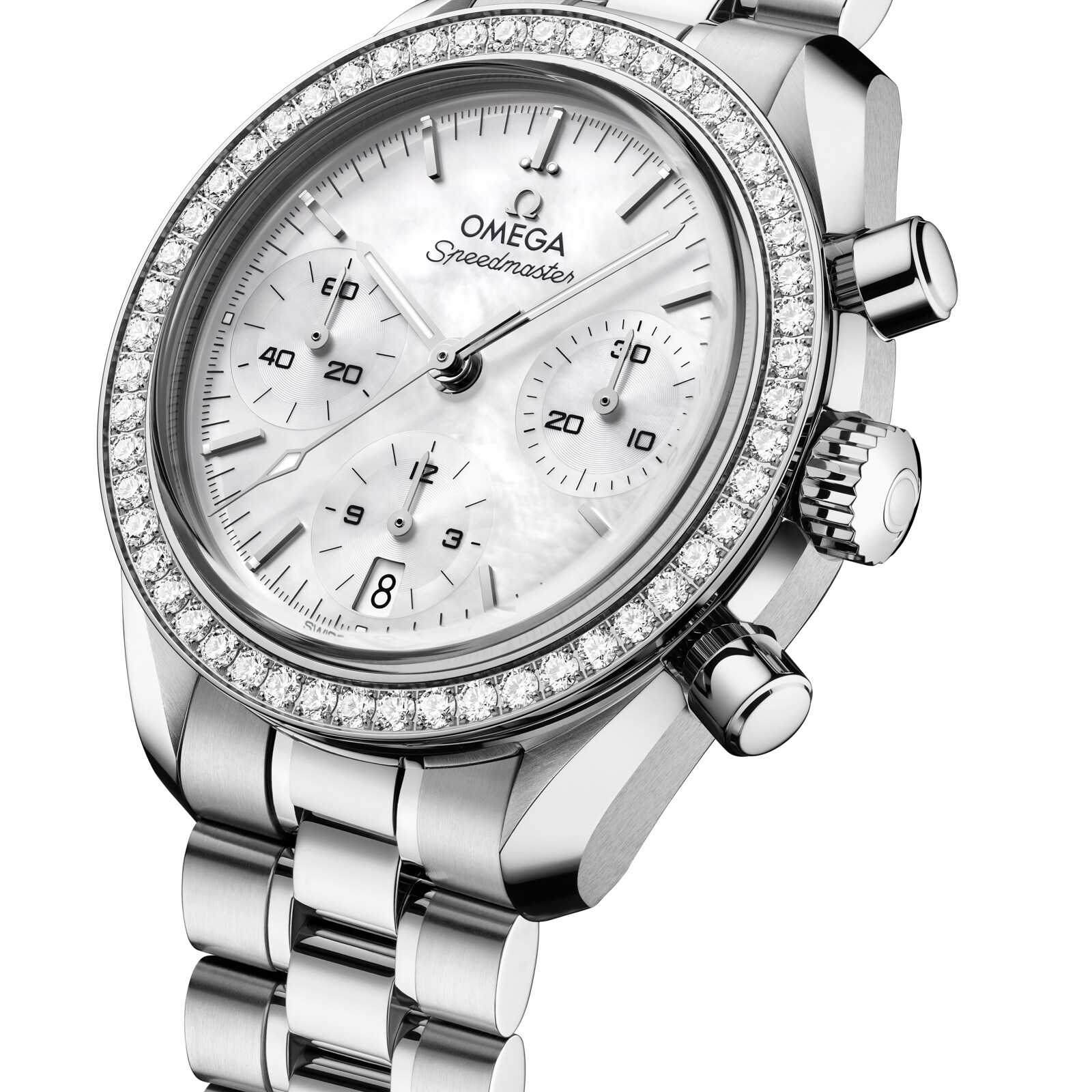 Omega Speedmaster 38mm Ladies Watch Mother Of Pearl
