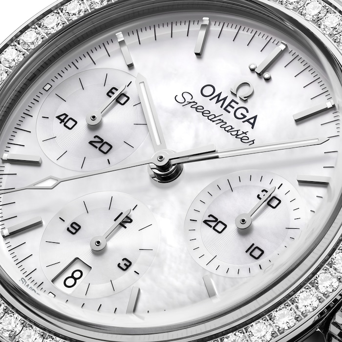Omega Speedmaster 38mm Ladies Watch Mother Of Pearl