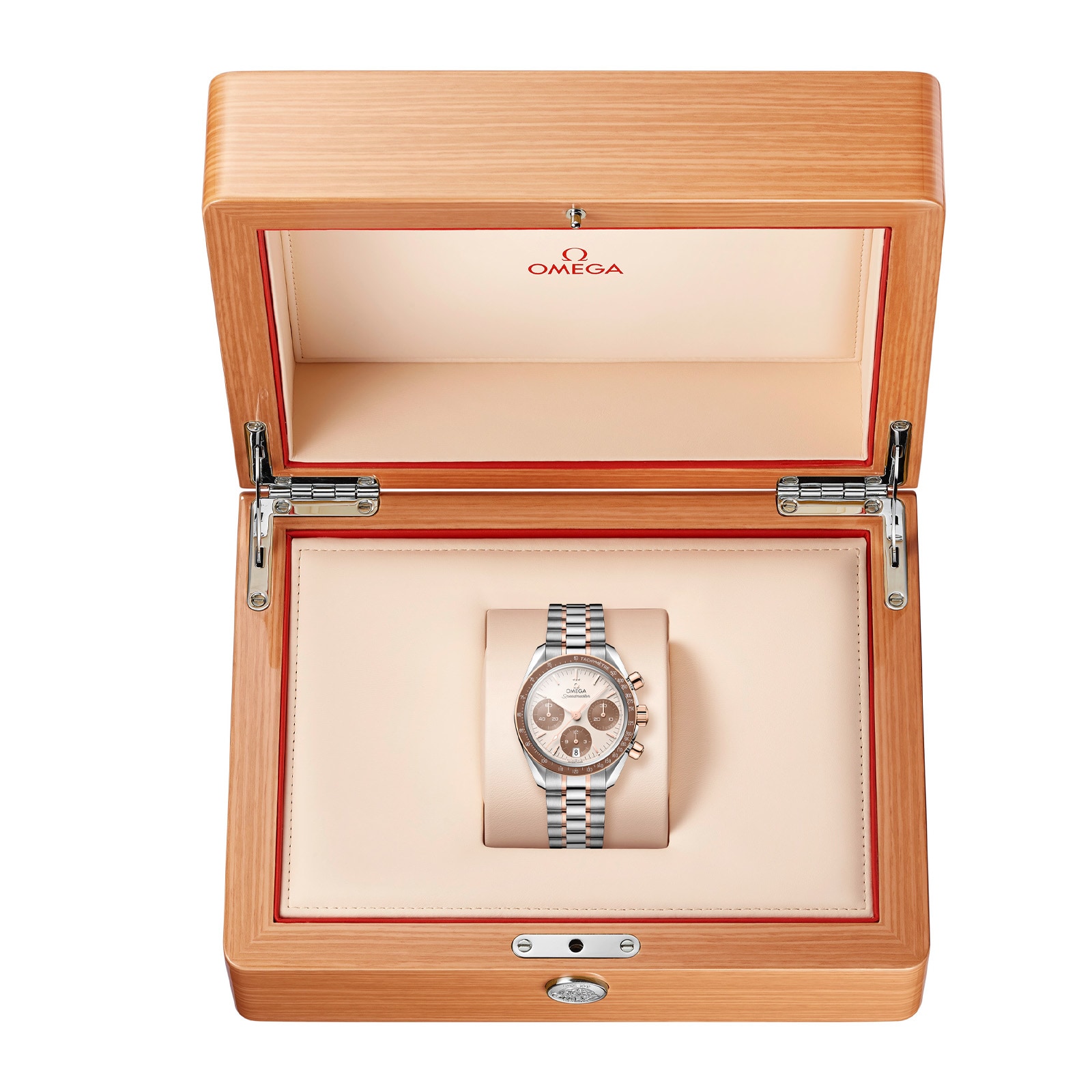 Omega Speedmaster 38mm Mens Watch Sedna Gold