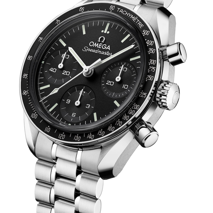 Omega Speedmaster 38mm Mens Watch Black