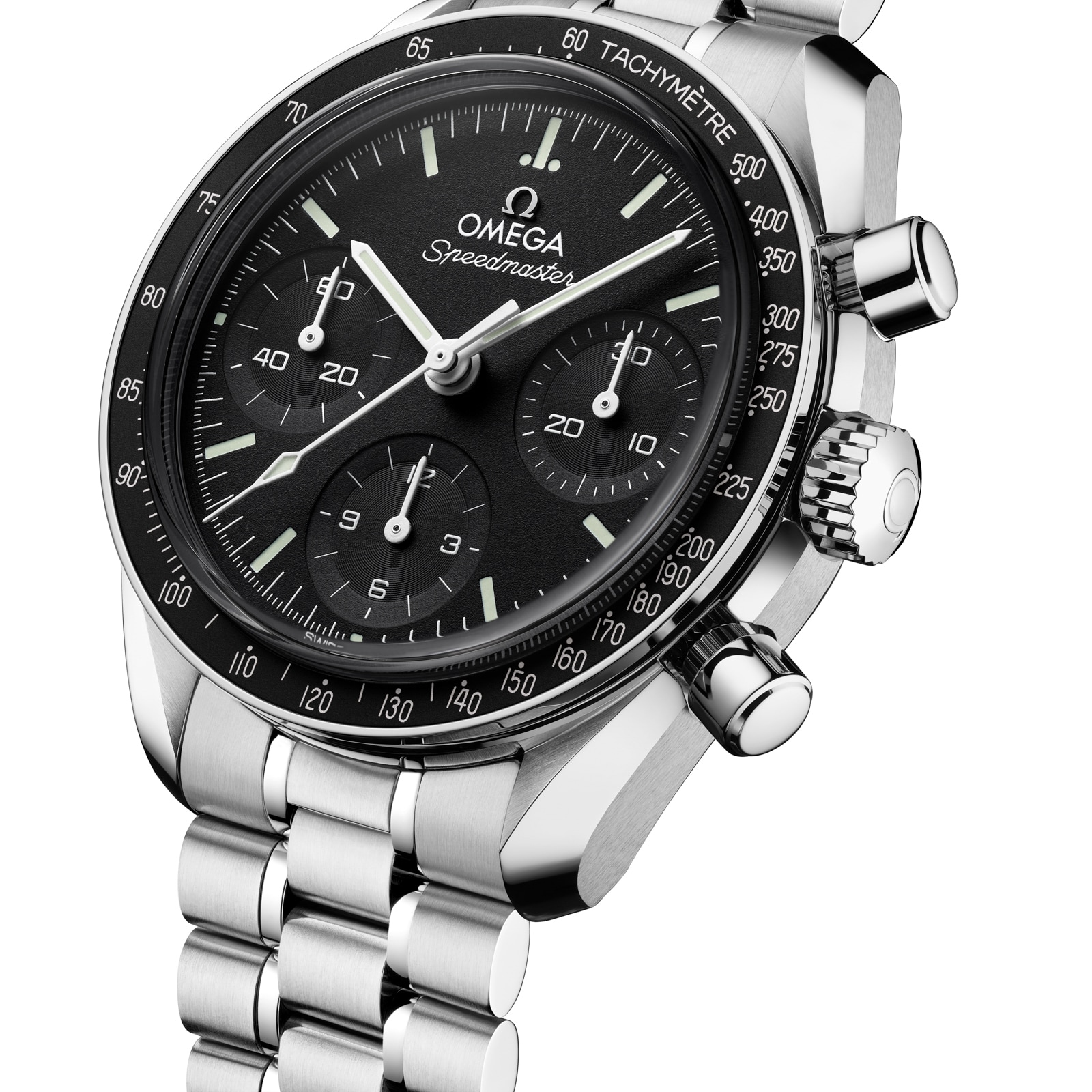 Omega Speedmaster 38mm Mens Watch Black