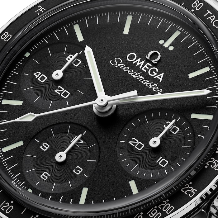 Omega Speedmaster 38mm Mens Watch Black