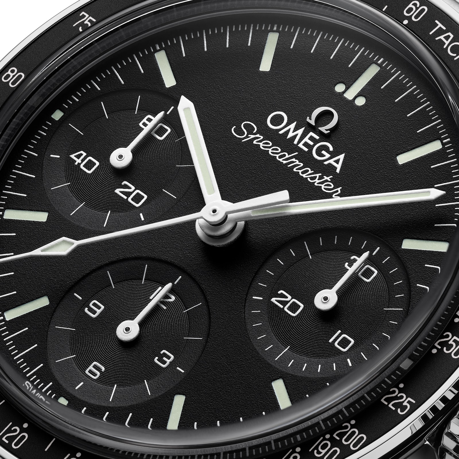 Omega Speedmaster 38mm Mens Watch Black