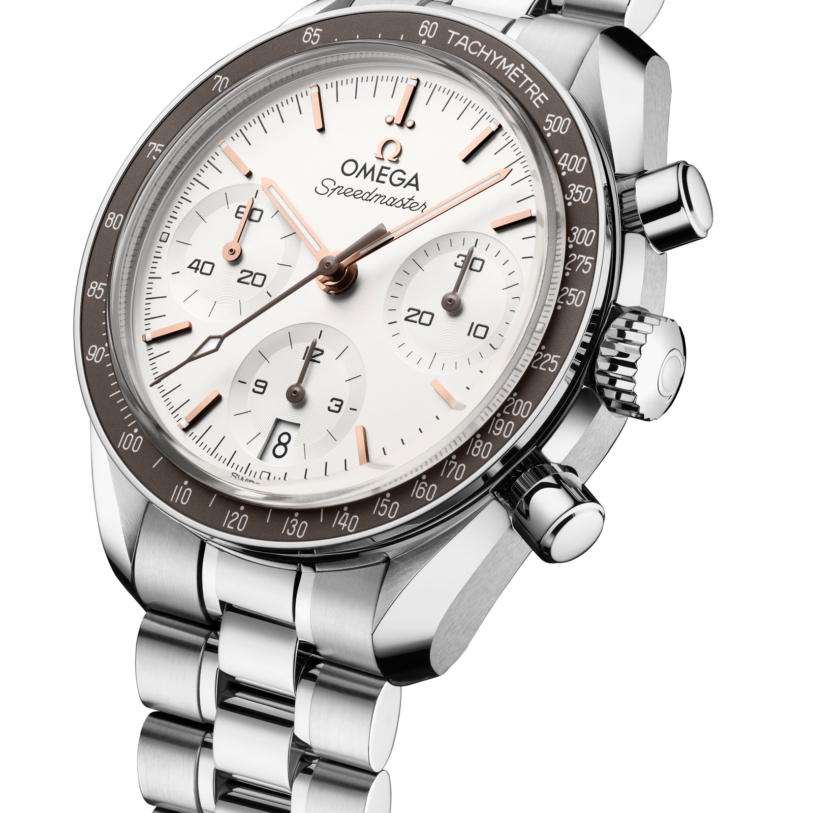 Omega Speedmaster 38mm Mens Watch White