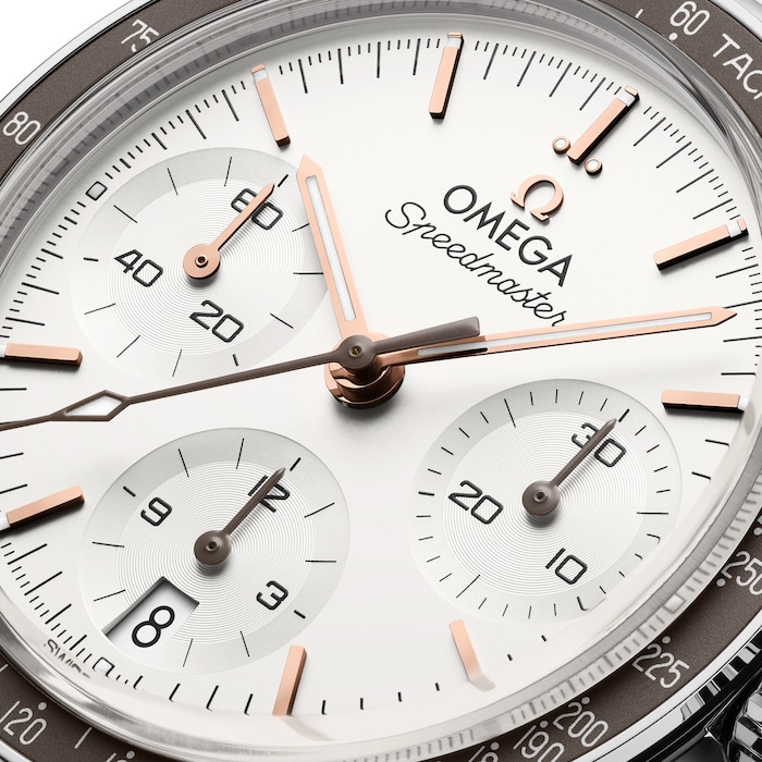 Omega Speedmaster 38mm Mens Watch White