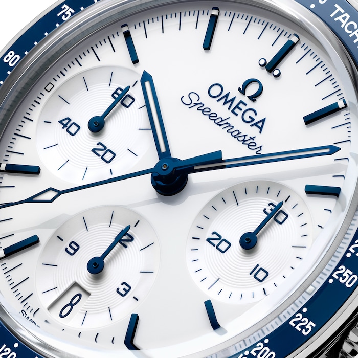 Omega Speedmaster 38mm Mens Watch Navy