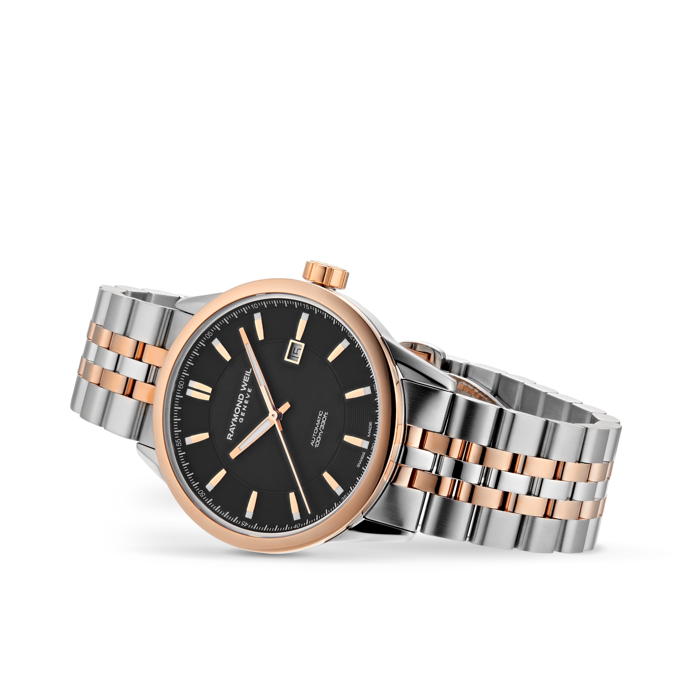 Raymond weil freelancer on sale gold