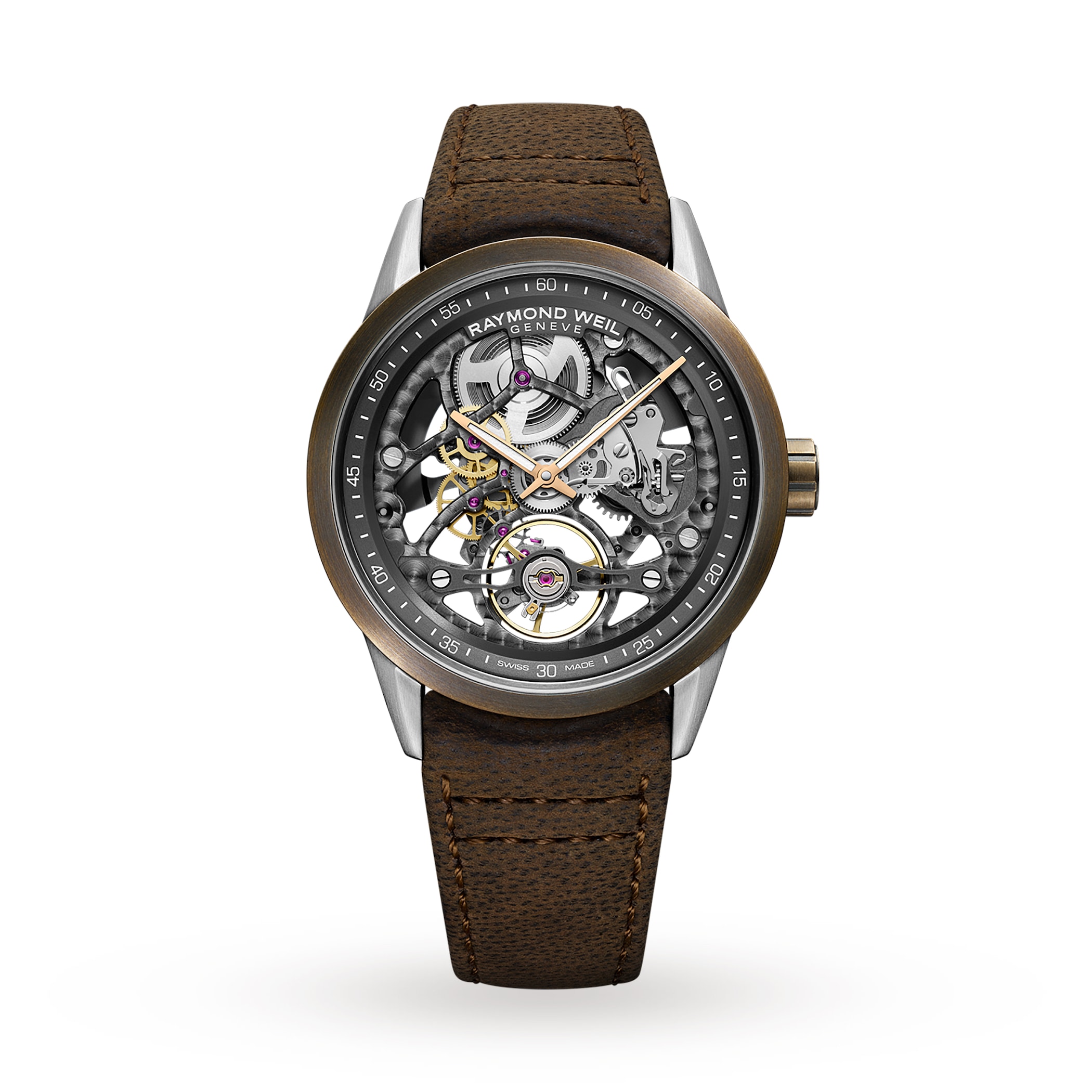 Raymond Weil Freelancer Skeleton 42mm Mens Watch Raymond Weil Freelancer Skeleton 42mm Mens Watch