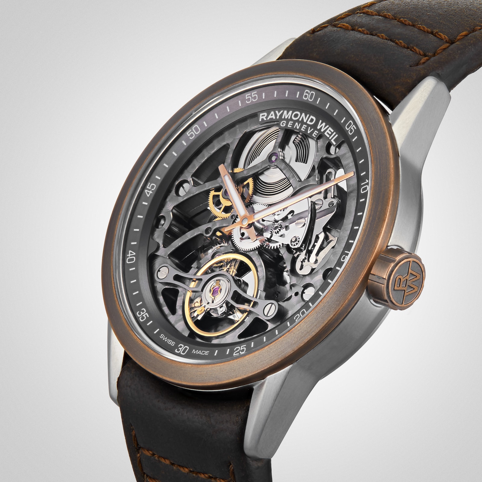 Raymond Weil Freelancer Skeleton Mens Watch