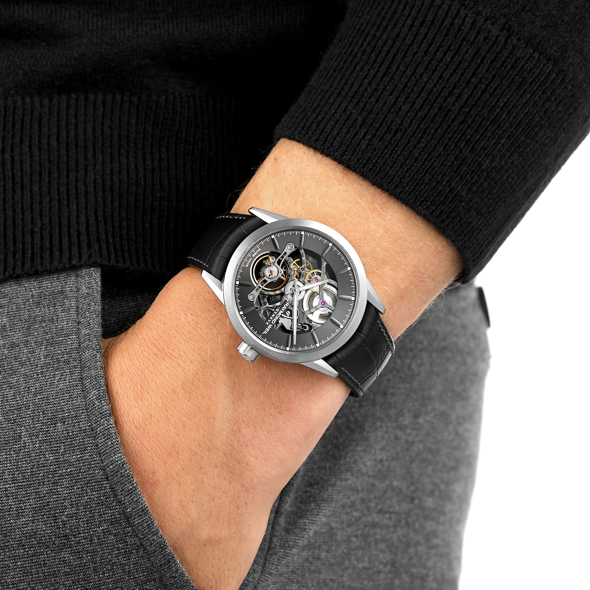 Raymond Weil Freelancer Skeleton 42mm Mens Watch