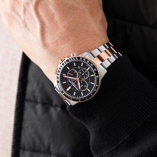 Raymond Weil Tango Two Tone Chronograph 44mm Mens Watch