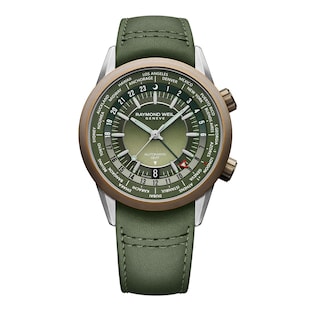 Raymond Weil Freelancer 40.5mm Mens Watch Green