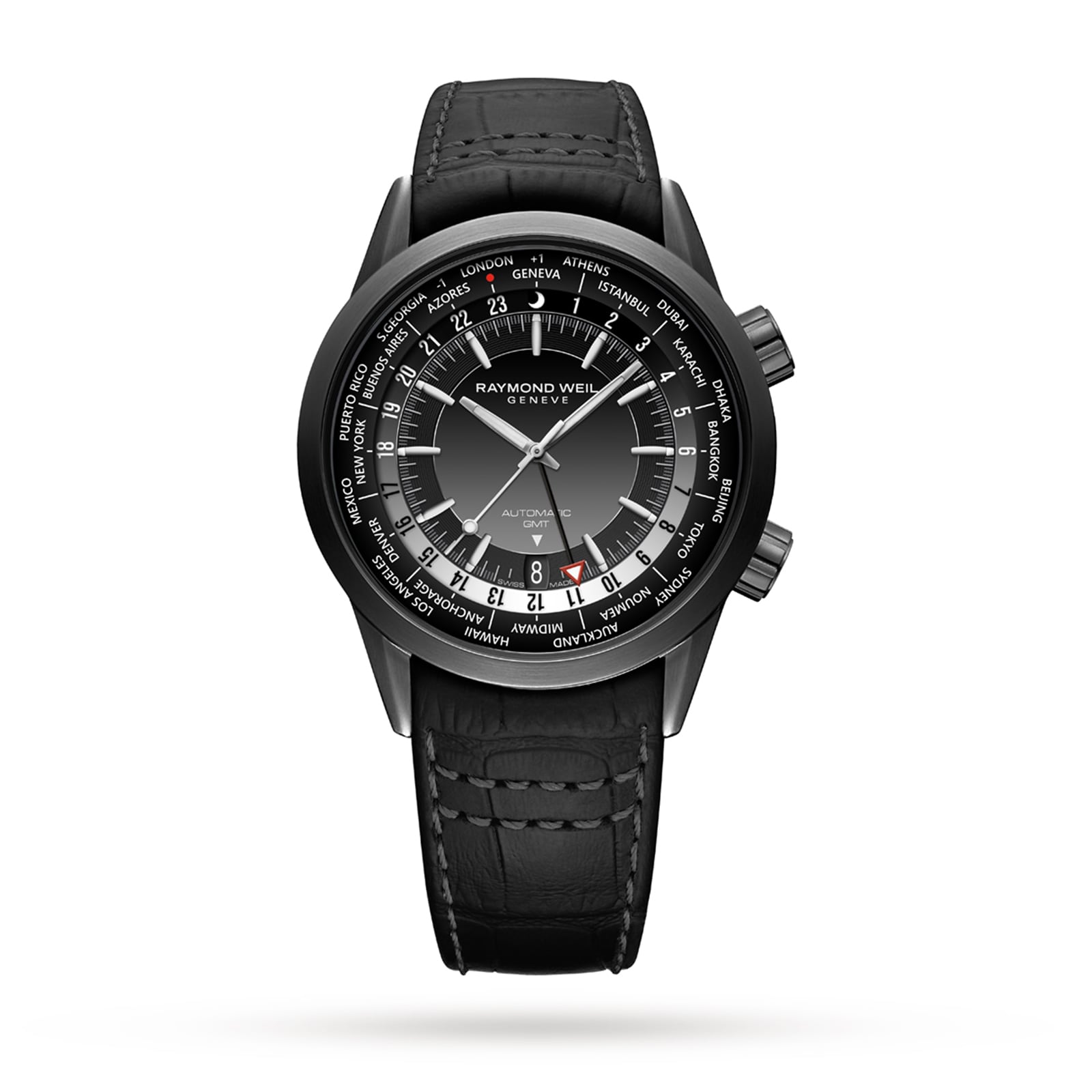 Raymond Weil Freelancer 40.5mm Mens Watch Black