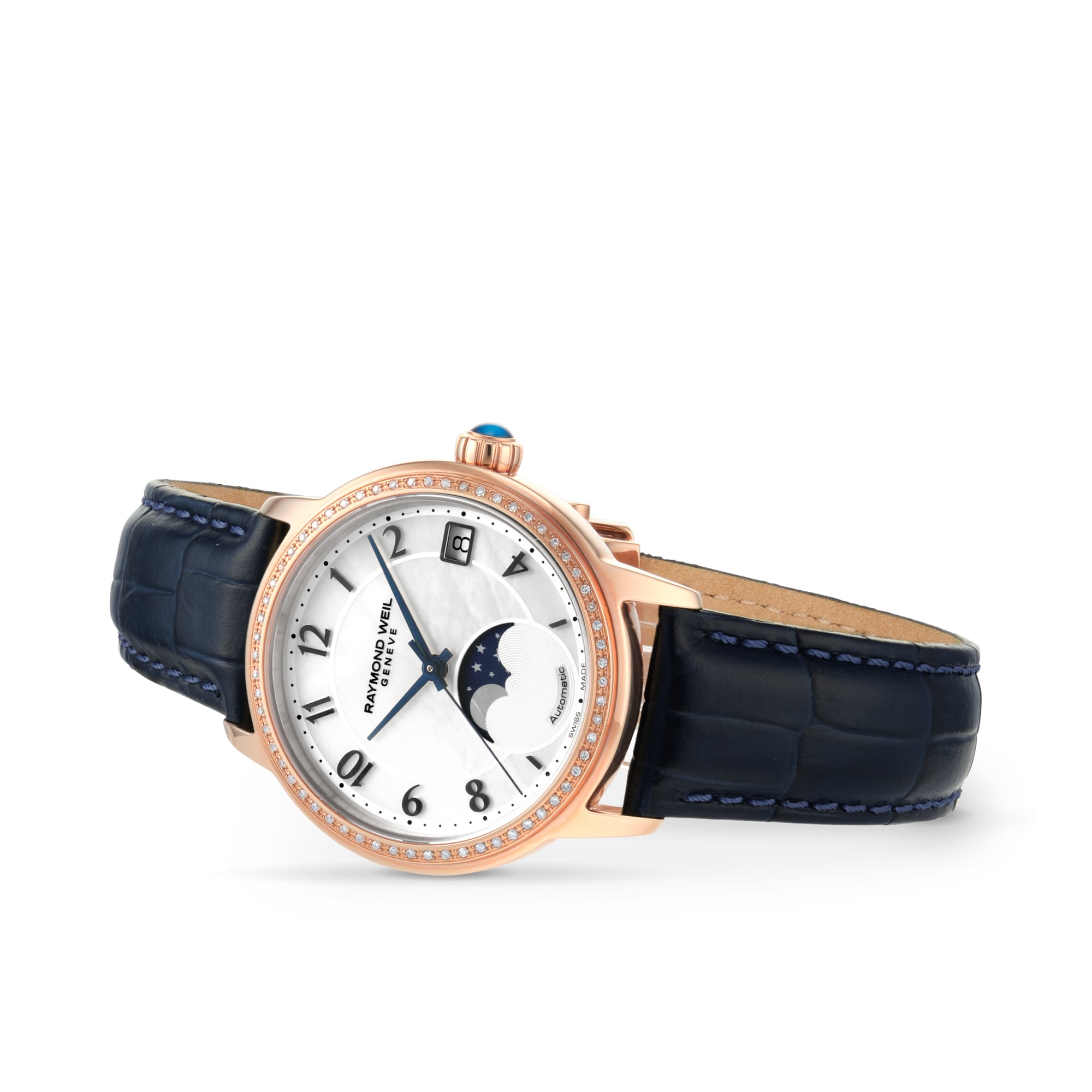 Raymond Weil Maestro 34mm Ladies Watch Mother Of Pearl