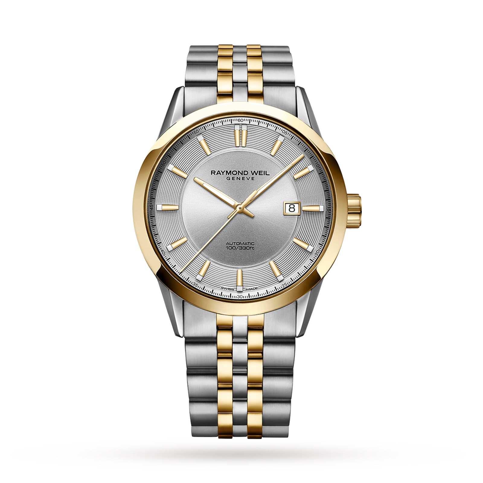 Raymond Weil Freelancer Mens Classic Two-tone Automatic Date Watch 42mm