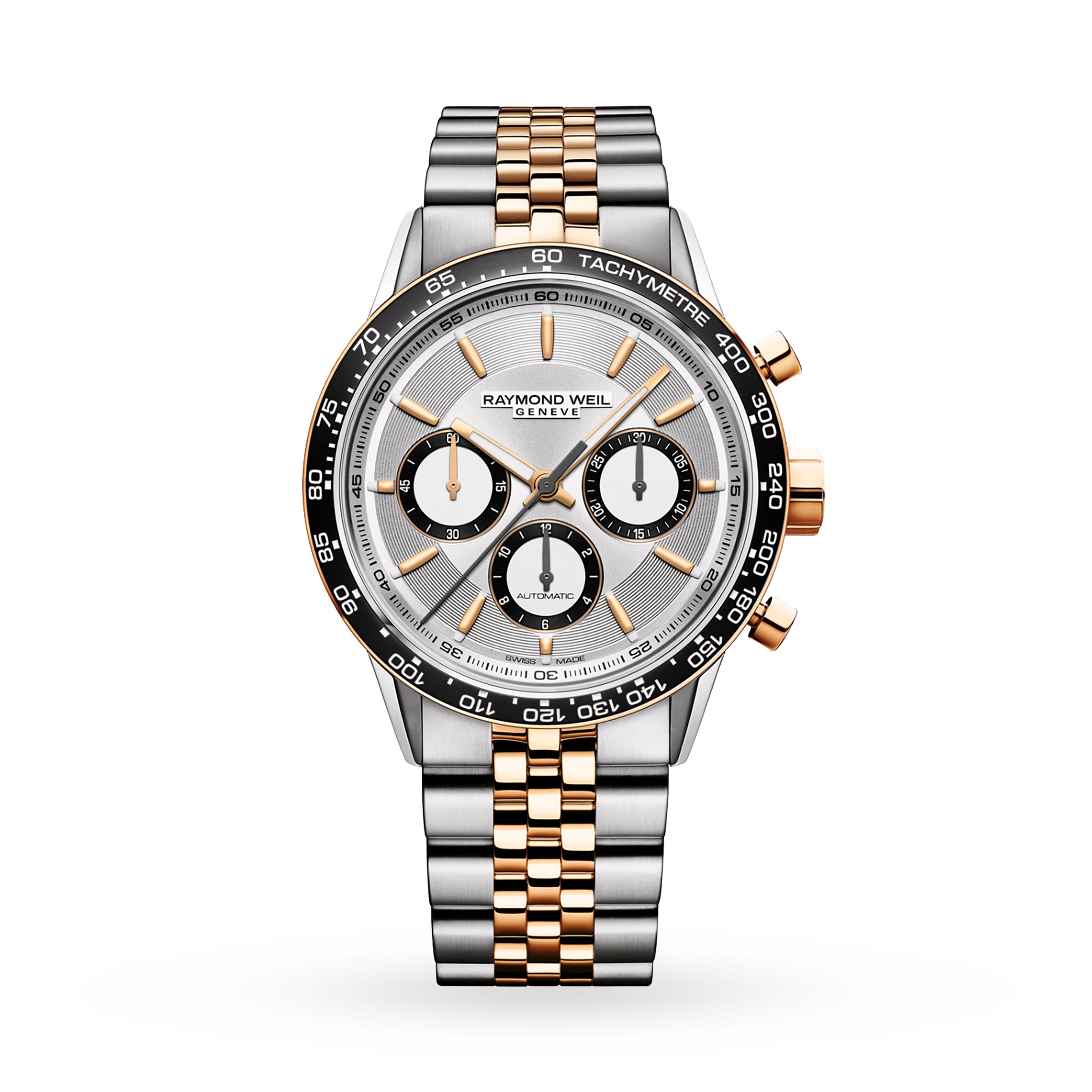 Limited edition men's chronograph special value 2025 stainless steel bracelet watch 43.5 mm