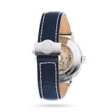 Raymond Weil Maestro Moon Phase Blue Leather Mens Watch 40mm