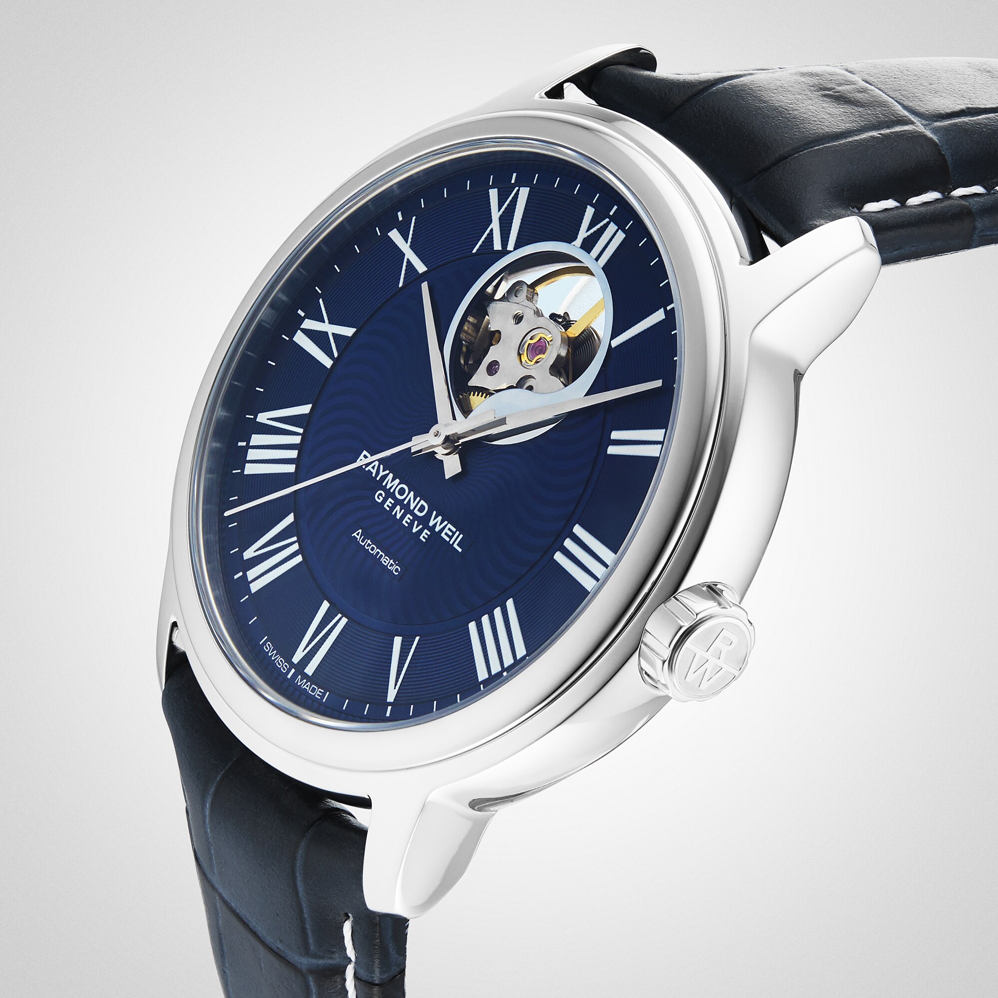 Raymond weil best sale maestro blue dial