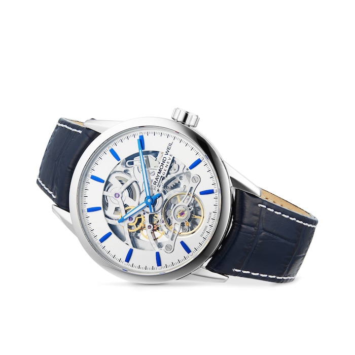 Raymond Weil Blue Skeleton Freelancer 2785 42.5mm Mens Watch