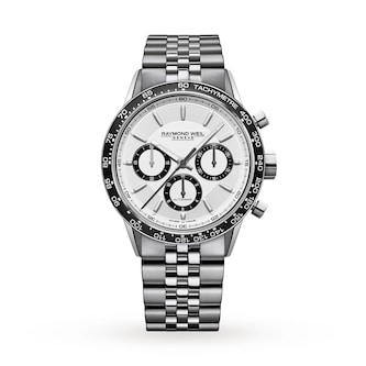 Raymond Weil Freelancer 43.5mm Mens Watch White Raymond Weil Freelancer 43.5mm Mens Watch White