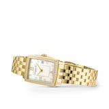 Raymond Weil Toccata Ladies Rectangular 68 Diamonds Gold Watch 22.6mm