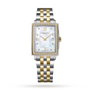 Raymond Weil Toccata Ladies Rectangular 68 Diamonds Watch 22.6mm