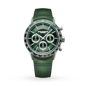 Raymond Weil Freelancer 43.5mm Mens Watch Green Raymond Weil Freelancer 43.5mm Mens Watch Green