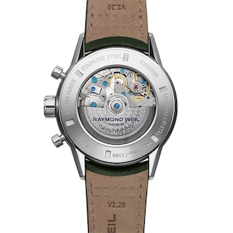 Raymond Weil Freelancer 43.5mm Mens Watch Green