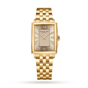 Raymond Weil Toccata Champagne Dial - Ladies Rectangular Watch 22.6mm