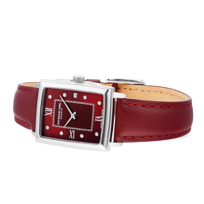 Raymond Weil Toccata 28.1mm x 22.6mm Ladies Watch Ruby