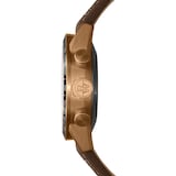 Raymond Weil Freelancer Bronze Chronograph Leather Watch 43.5mm
